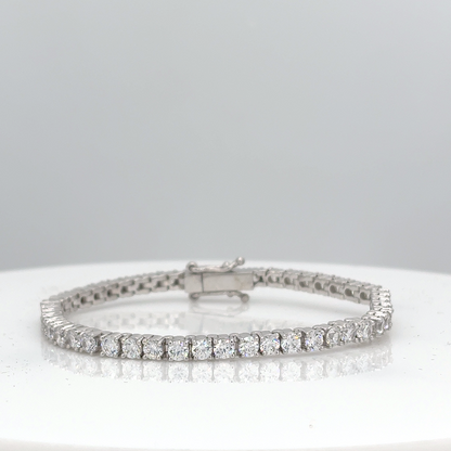 Classic Round Diamond Tennis Bracelet